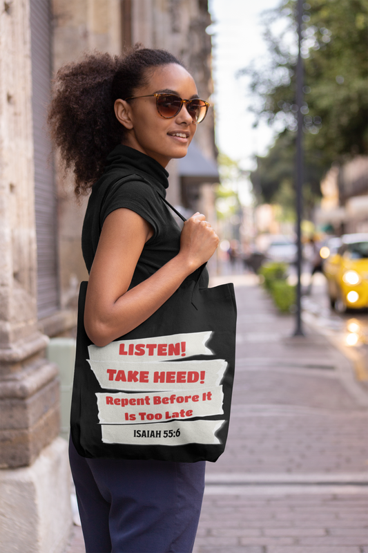 Listen-Take Heed-Repent, Inspirational Christian Gift, Bible Faith