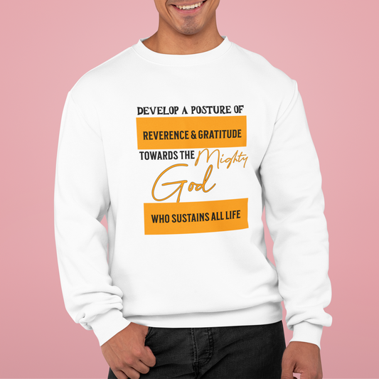 Reverence & Gratitude Faith-Based, Repentance, Unisex Heavy Blend Sweatshirt