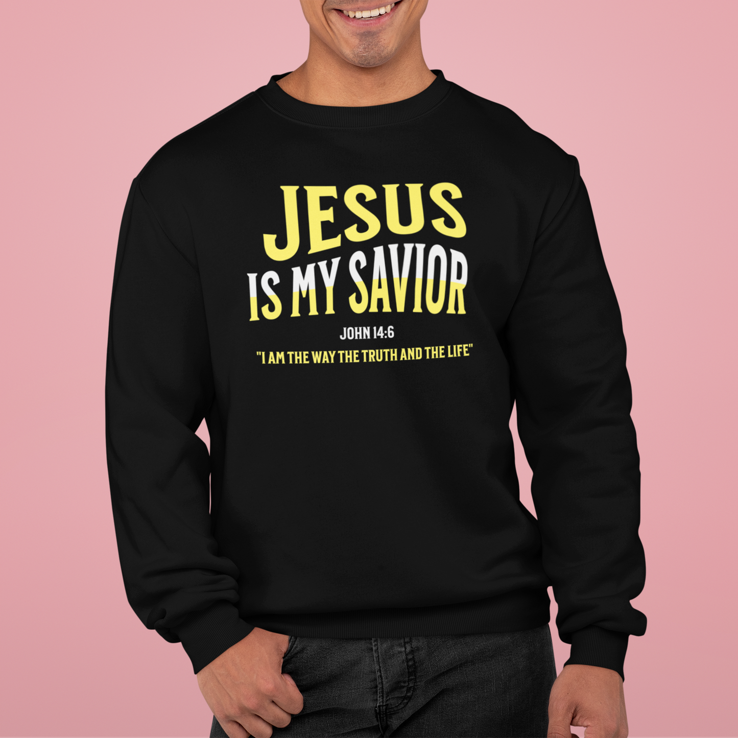 Jesus is my Savior, Faith-Based, Repentance, Unisex Heavy Blend Sweatshirt