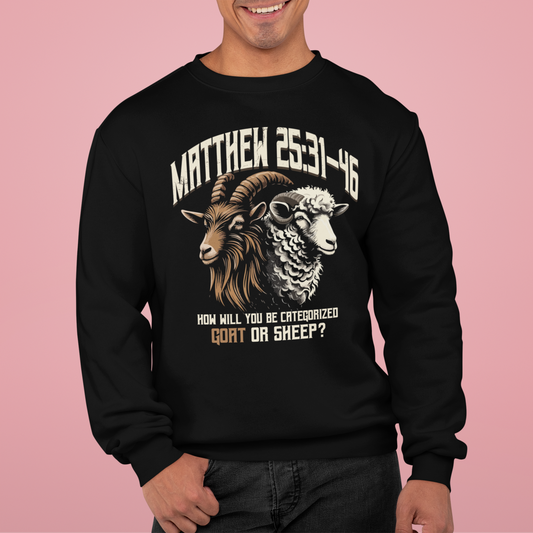How Will You Be Categorized (Black), Faith-Based, Repentance, Unisex Heavy Blend Sweatshirt