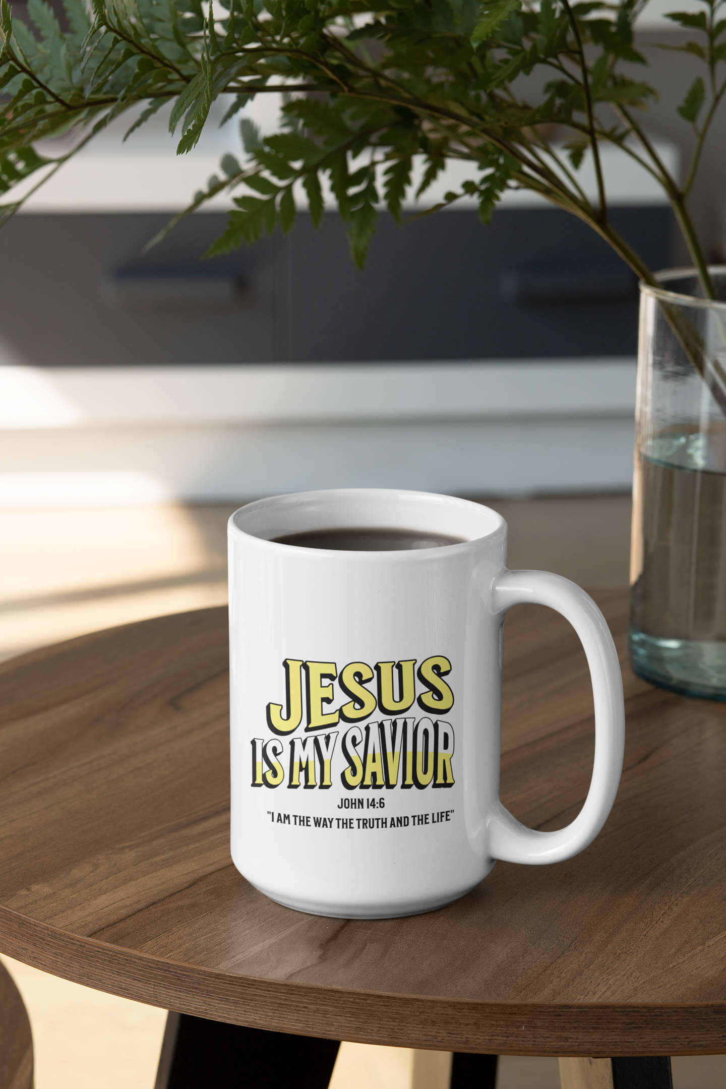 Jesus is My Savior, Christian Mug, Ceramic 11 oz Coffee Mug, Faith-Based