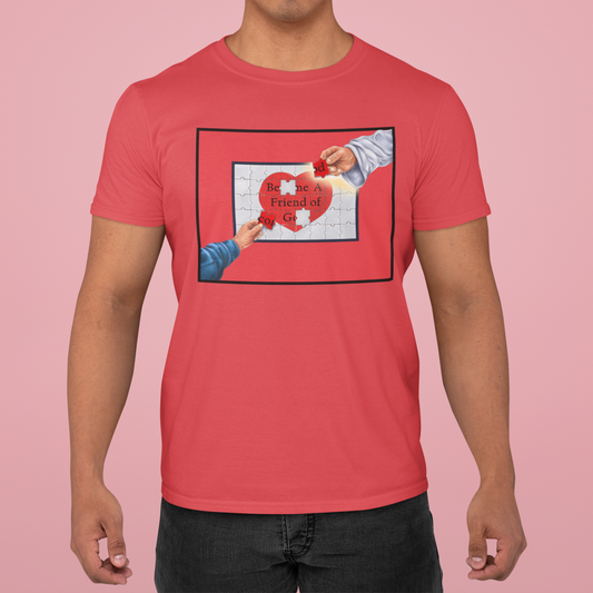 Become A Friend of God Puzzle Design (Red), Faith-Based, Christian