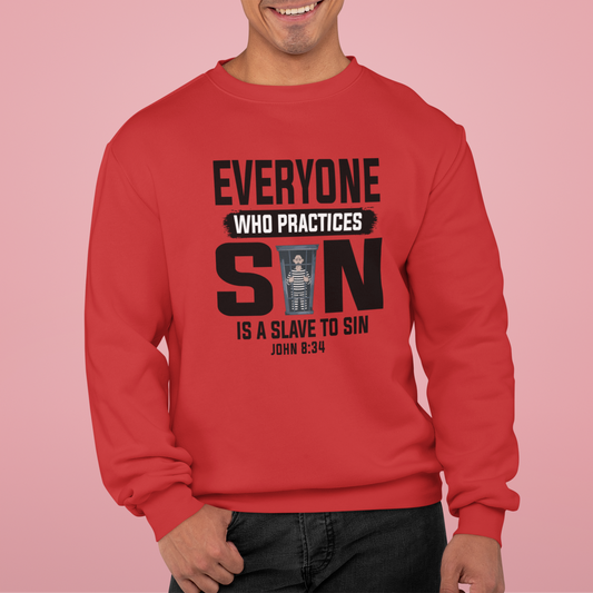 Slave To Sin, Faith-Based, Unisex Heavy Blend Sweatshirt