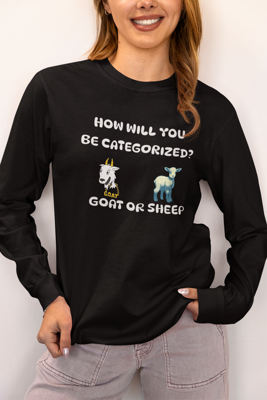 How Will You Be Categorized? Long Sleeve Tee — Faith-Based Christian Message Shirt