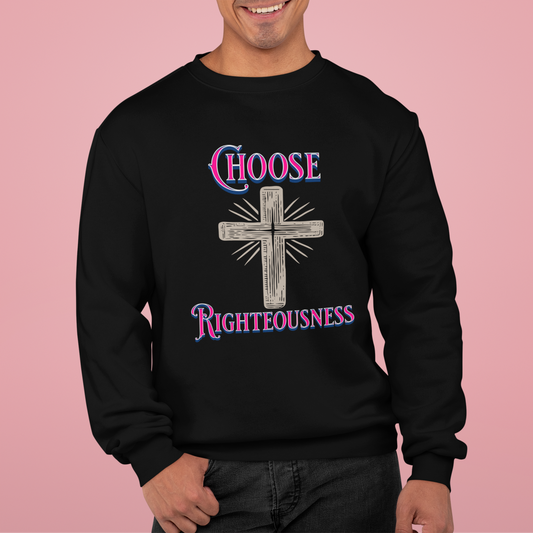 Choose Righteousness, Faith-Based, Repentance, Unisex Heavy Blend Sweatshirt