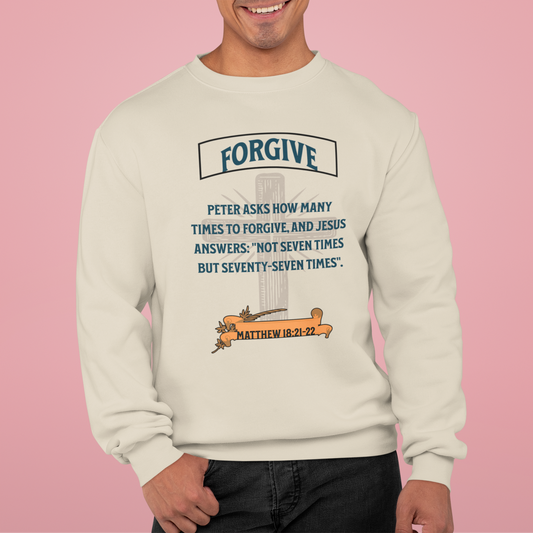 Forgive, Faith-Based, Repentance, Unisex Heavy Blend Sweatshirt
