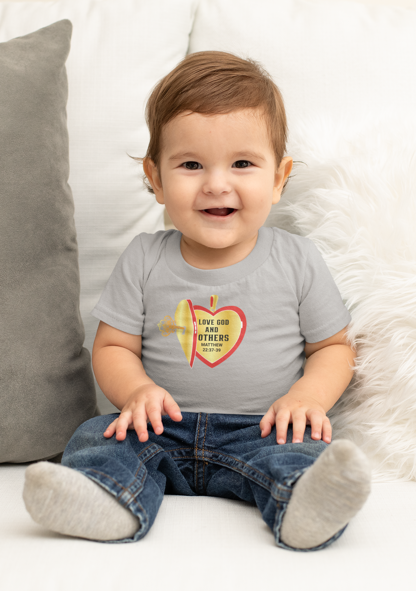 Christian T-Shirt, Love God & Others, Infant T-Shirt