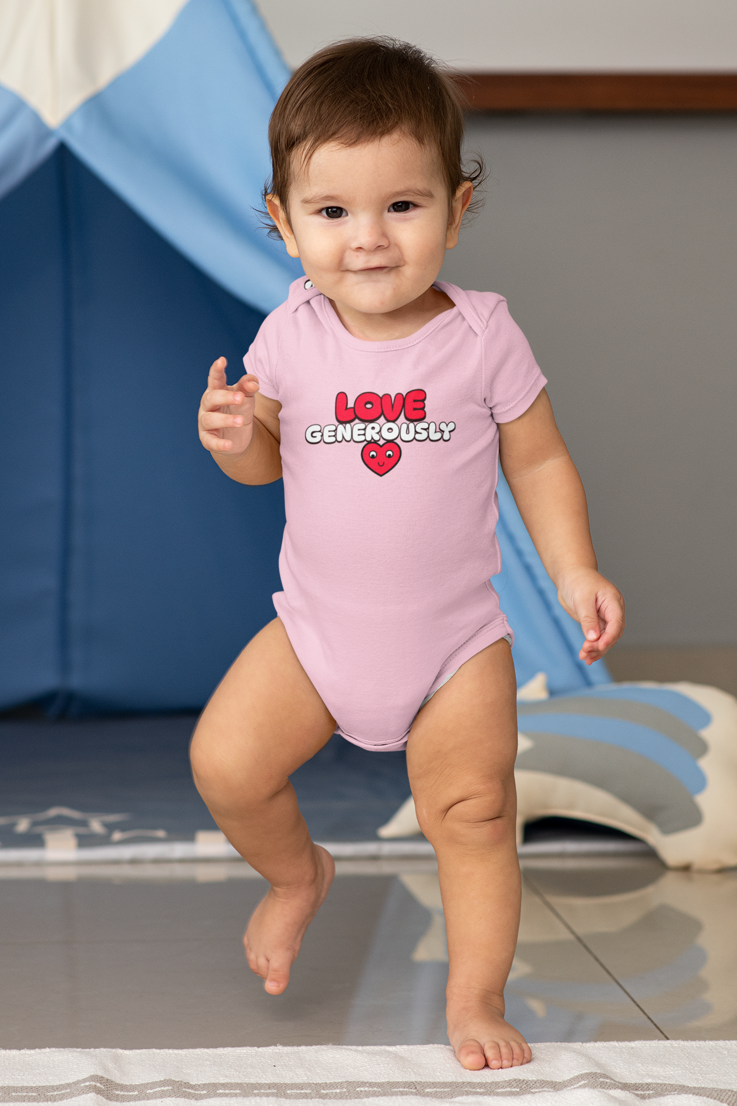 Infant Onesie-Love Generously, Christian T-Shirt, Faith