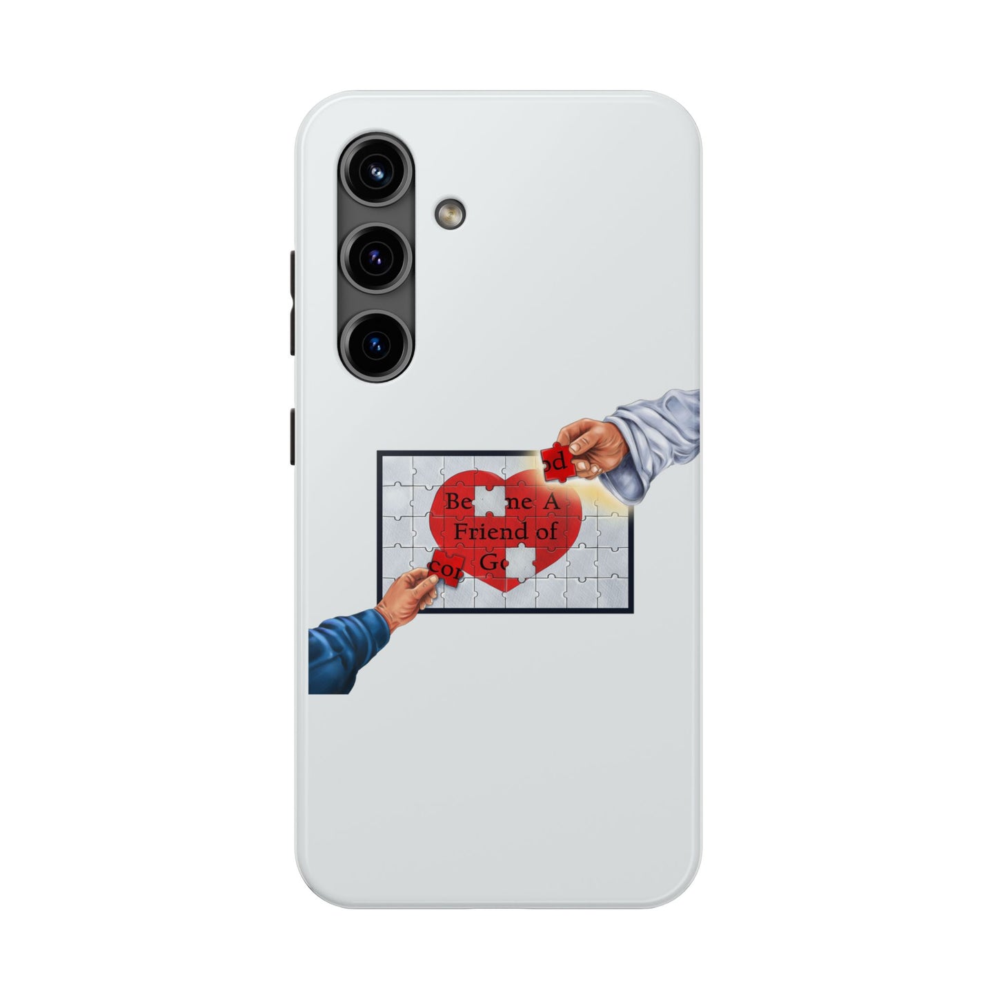 Become a Fried of God, Phone Case, Christian, Faith-Based