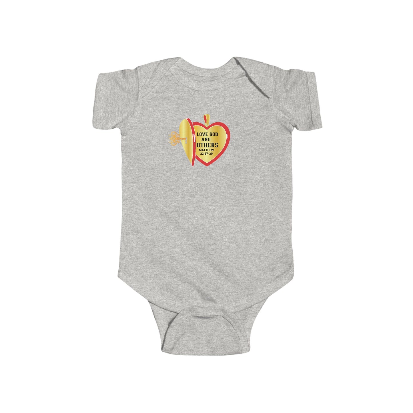 Infant Bodysuit — Love God & Others, Christian T-Shirt, Faith