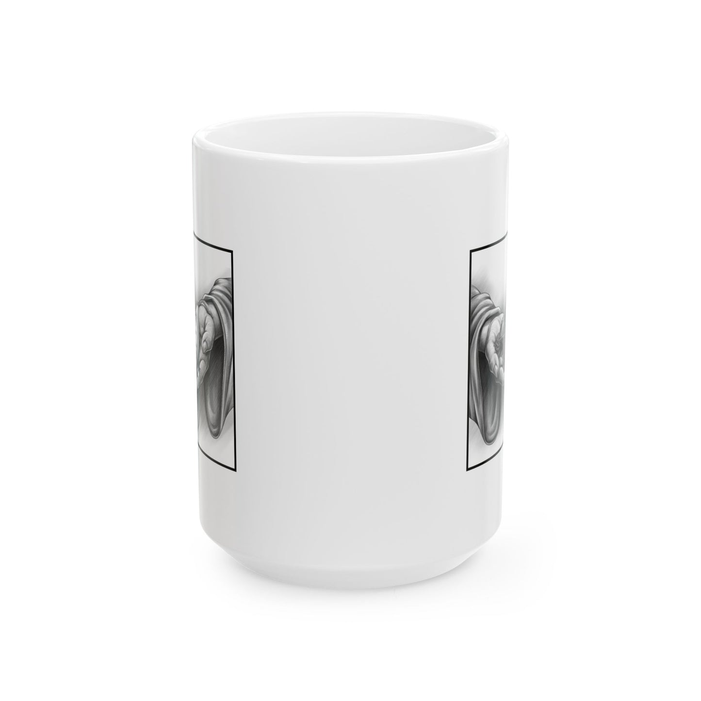 Greatest Commandments; Love God & Others, Christian Mug, Ceramic 11 oz Coffee Mug, Faith-Based