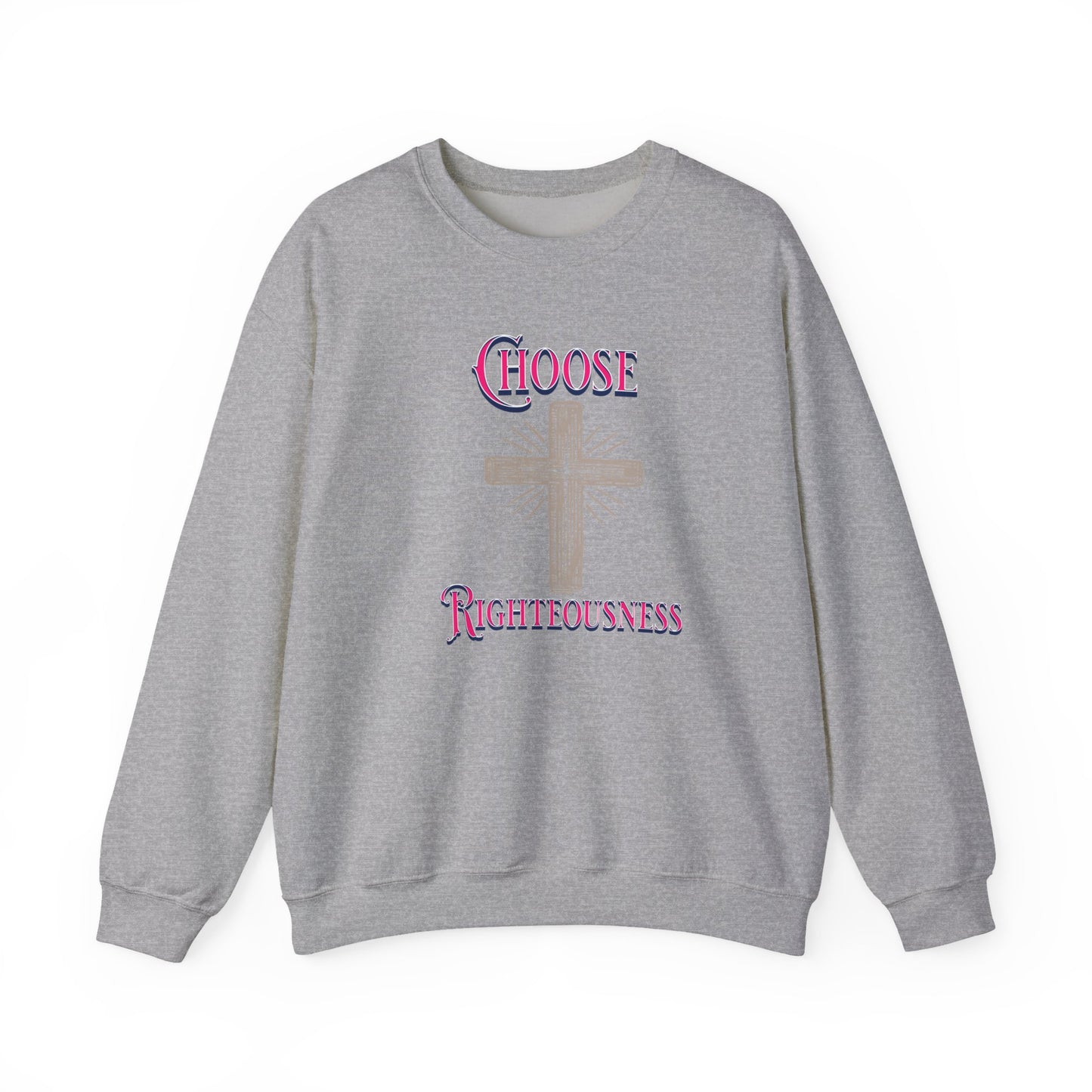 Choose Righteousness, Faith-Based, Repentance, Unisex Heavy Blend Sweatshirt