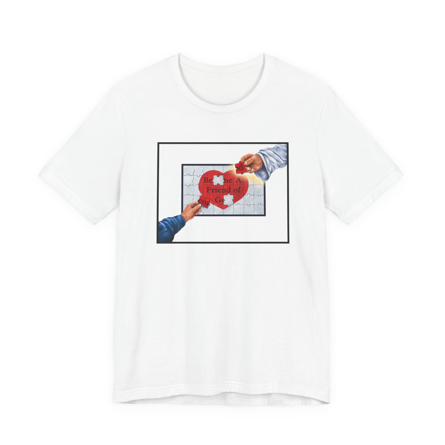 Become A Friend of God Puzzle Design (Red), Faith-Based, Christian
