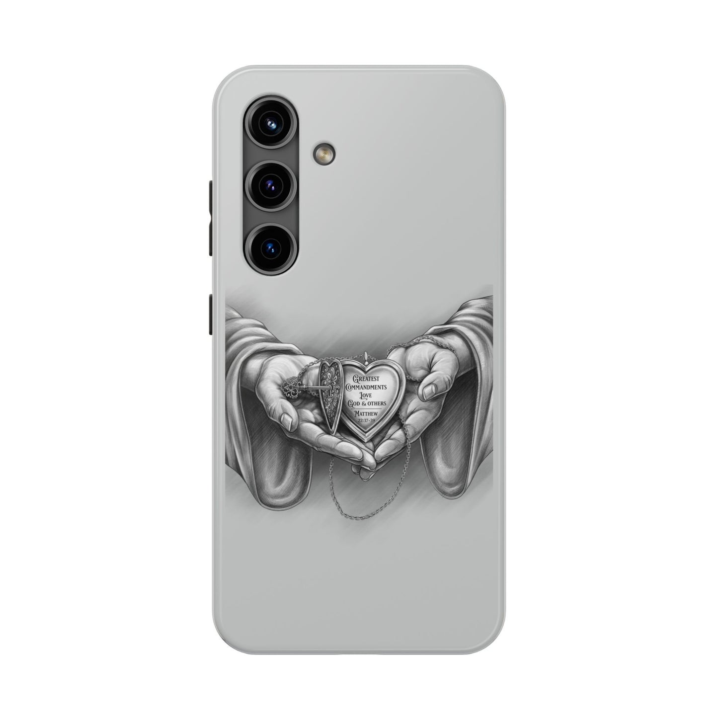 Greatest Commandment: Love God & Others, Phone Case, Christian, Faith-Based