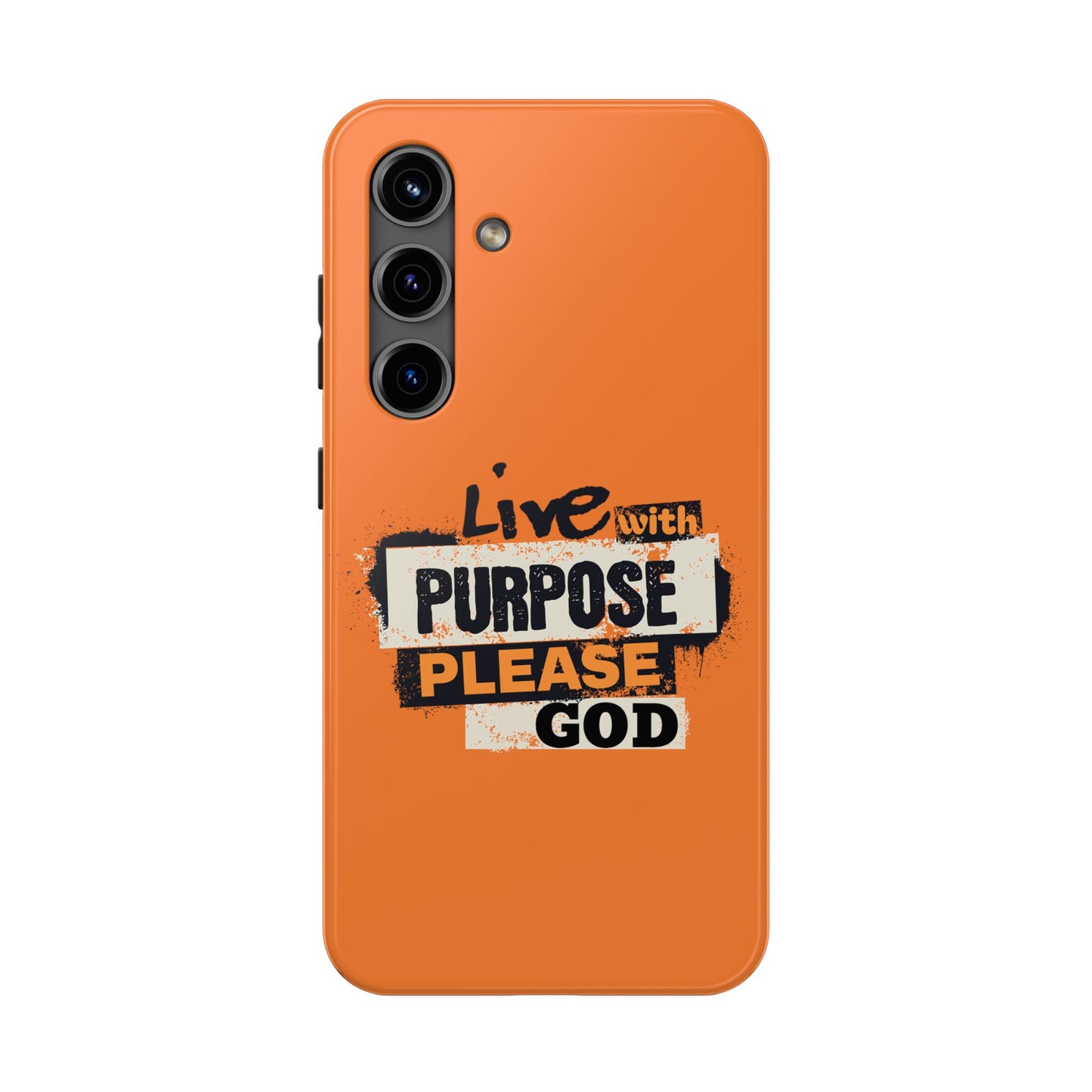 Live With Purpose-Please God, Phone Case, Christian, Faith-Based