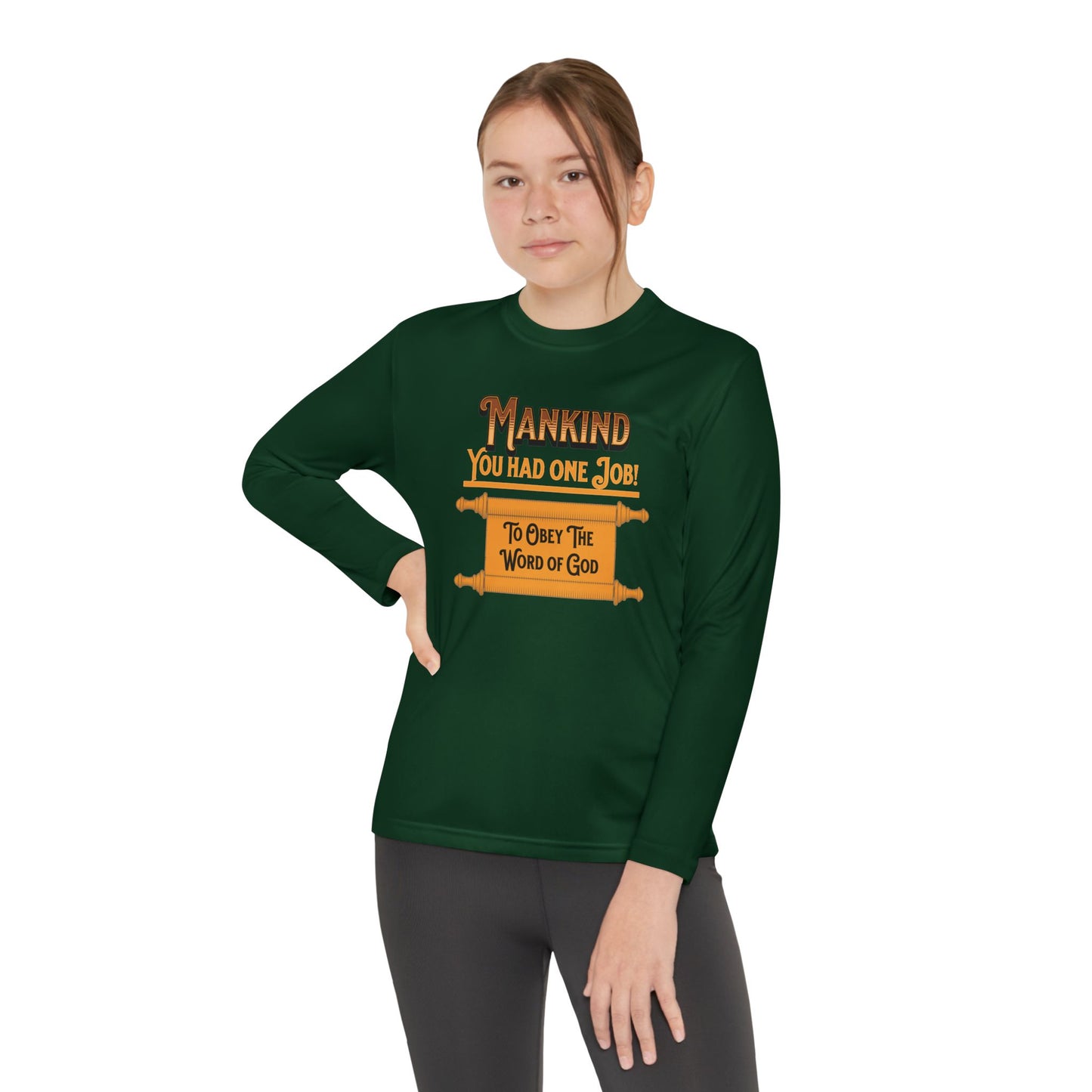 You Had One Job!, Youth Long Sleeve Tee — Christian, Faith-Based
