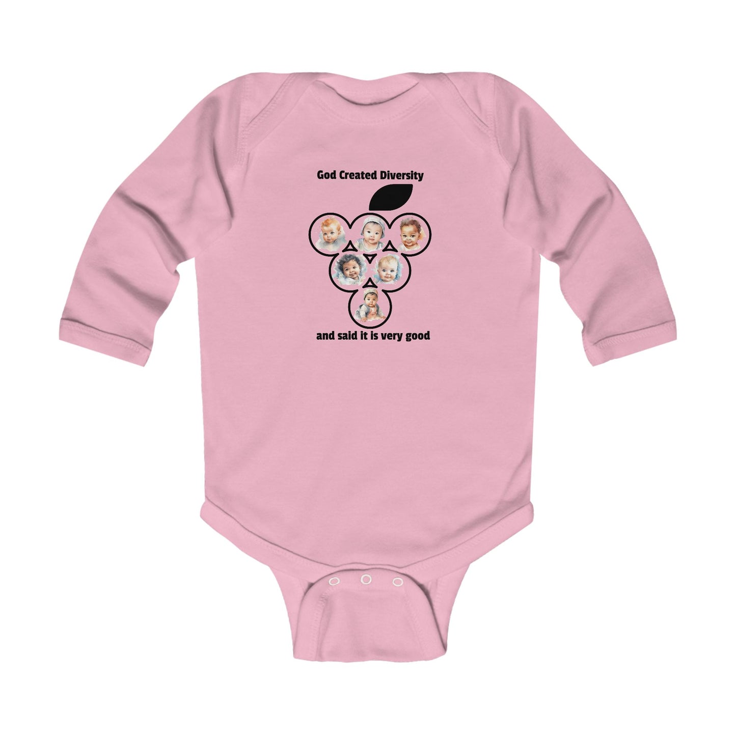 Infant Bodysuit – “God Created Diversity and Salt It Is Very Good” Cute Baby Onesie