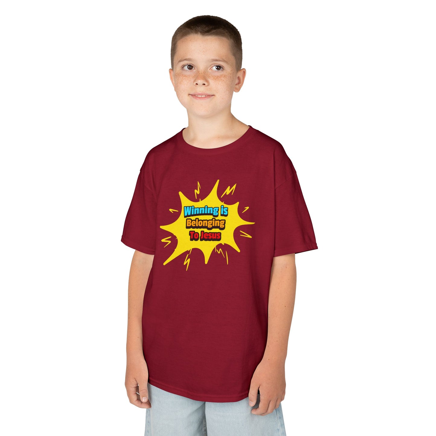 Winning is Belonging to Jesus T-Shirt, Faith, Inspiration, Jesus, Faith-Based