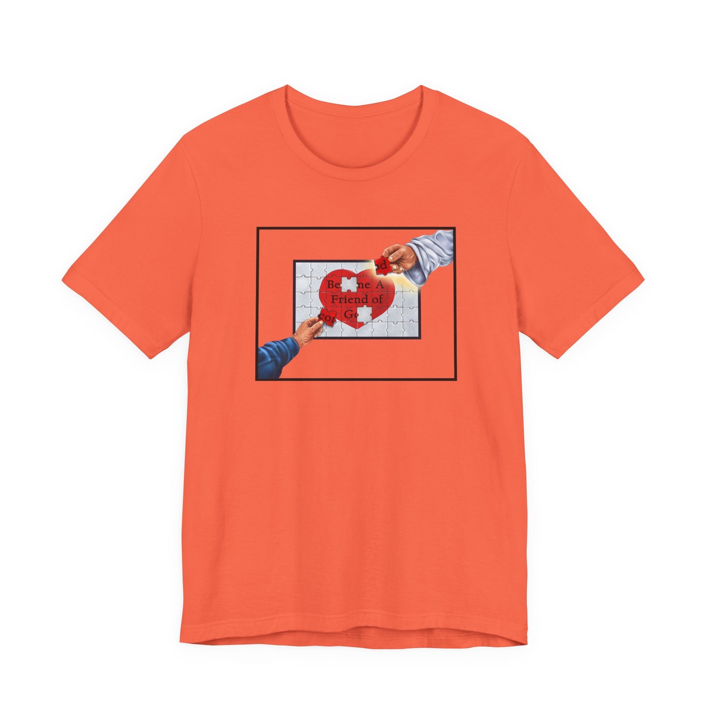 Become A Friend of God Puzzle Design (Mustard), Faith-Based, Christian