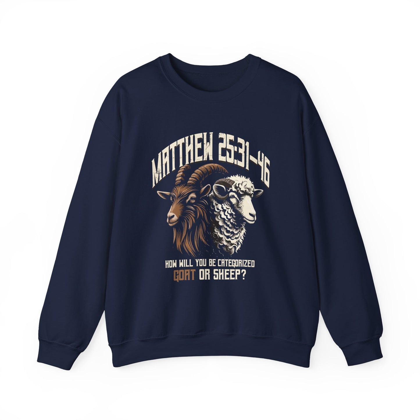 How Will You Be Categorized (Black), Faith-Based, Repentance, Unisex Heavy Blend Sweatshirt
