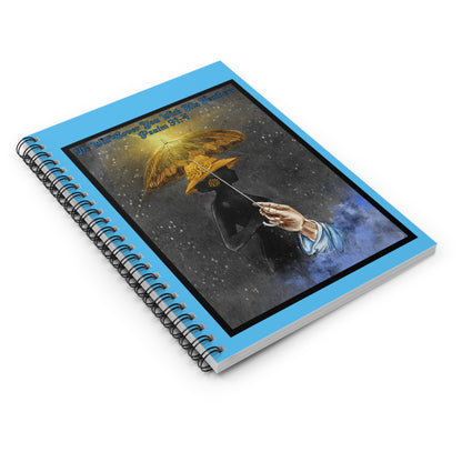 He will Cover You with His Feathers — Spiral Ruled Journal for Positivity & Gifts, Faith-Based