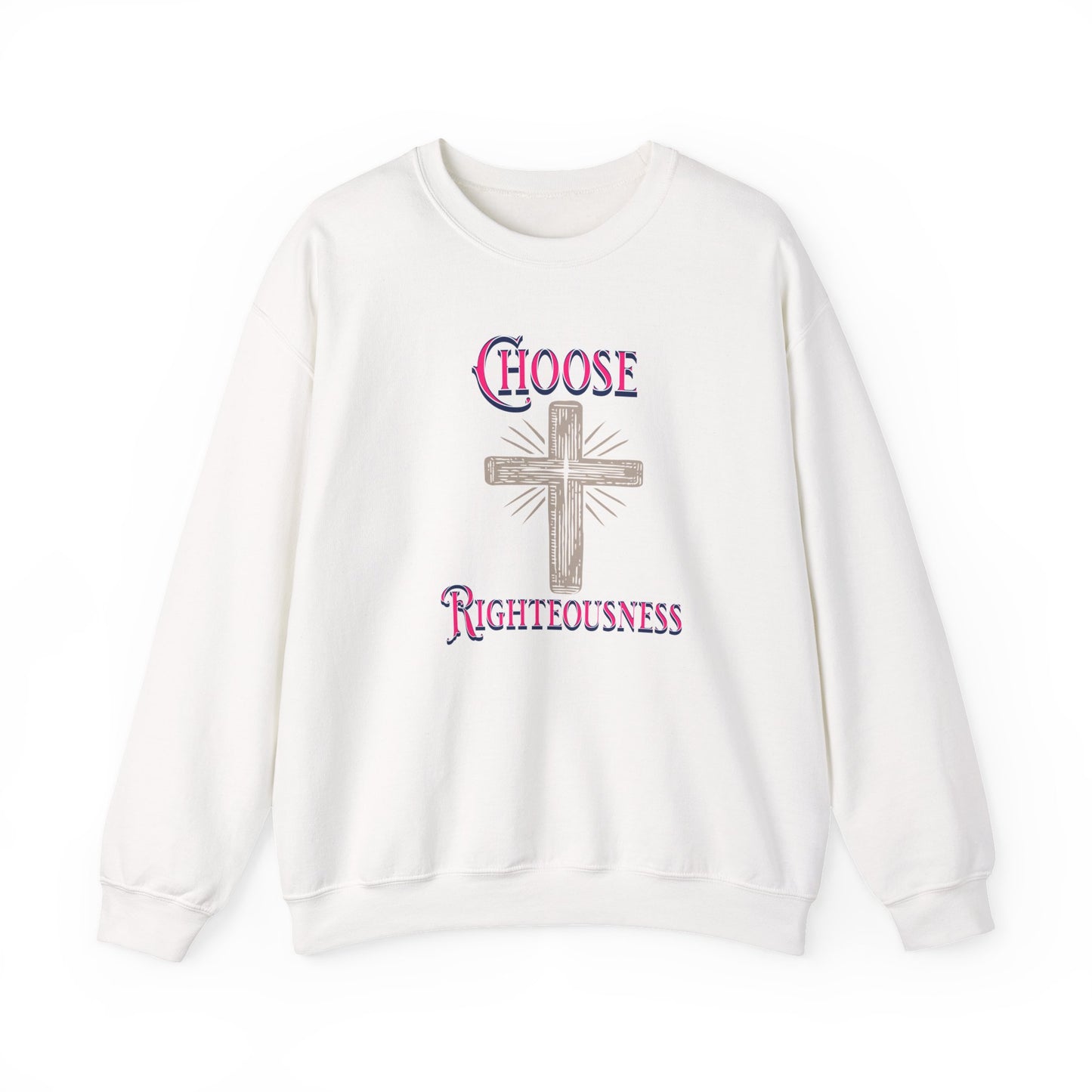Choose Righteousness, Faith-Based, Repentance, Unisex Heavy Blend Sweatshirt