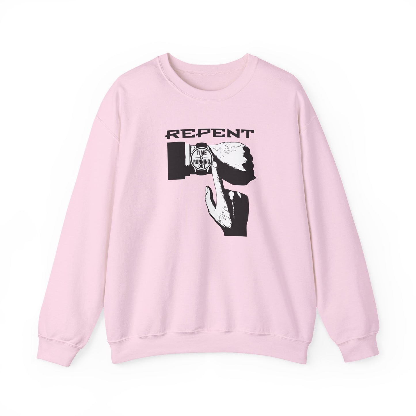 Repent Time is Running Out, Faith-Based, Unisex Heavy Blend Sweatshirt