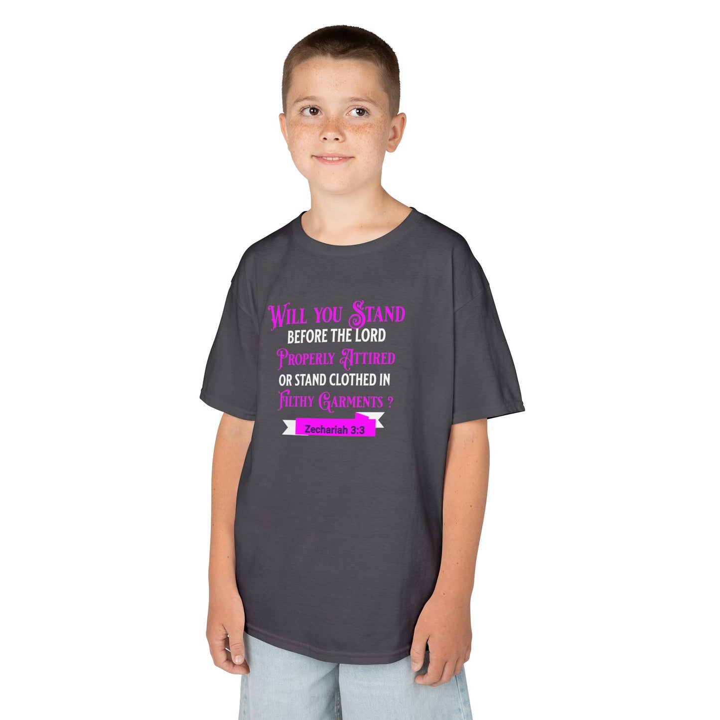 Stand Before the Lord Properly Attired, T-Shirt, Faith, Inspiration, Jesus, Faith-Based