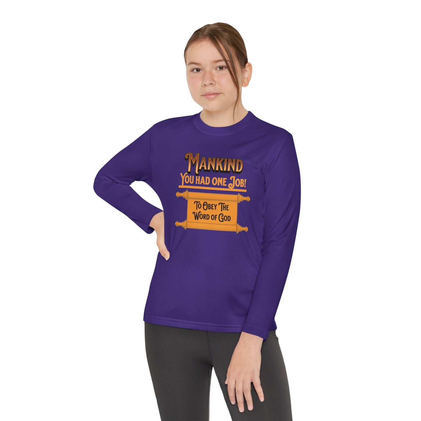 You Had One Job!, Youth Long Sleeve Tee — Christian, Faith-Based