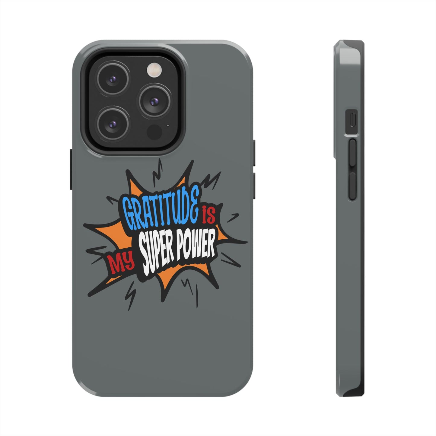 Gratitude is My Superpower, Phone Case, Christian, Faith-Based