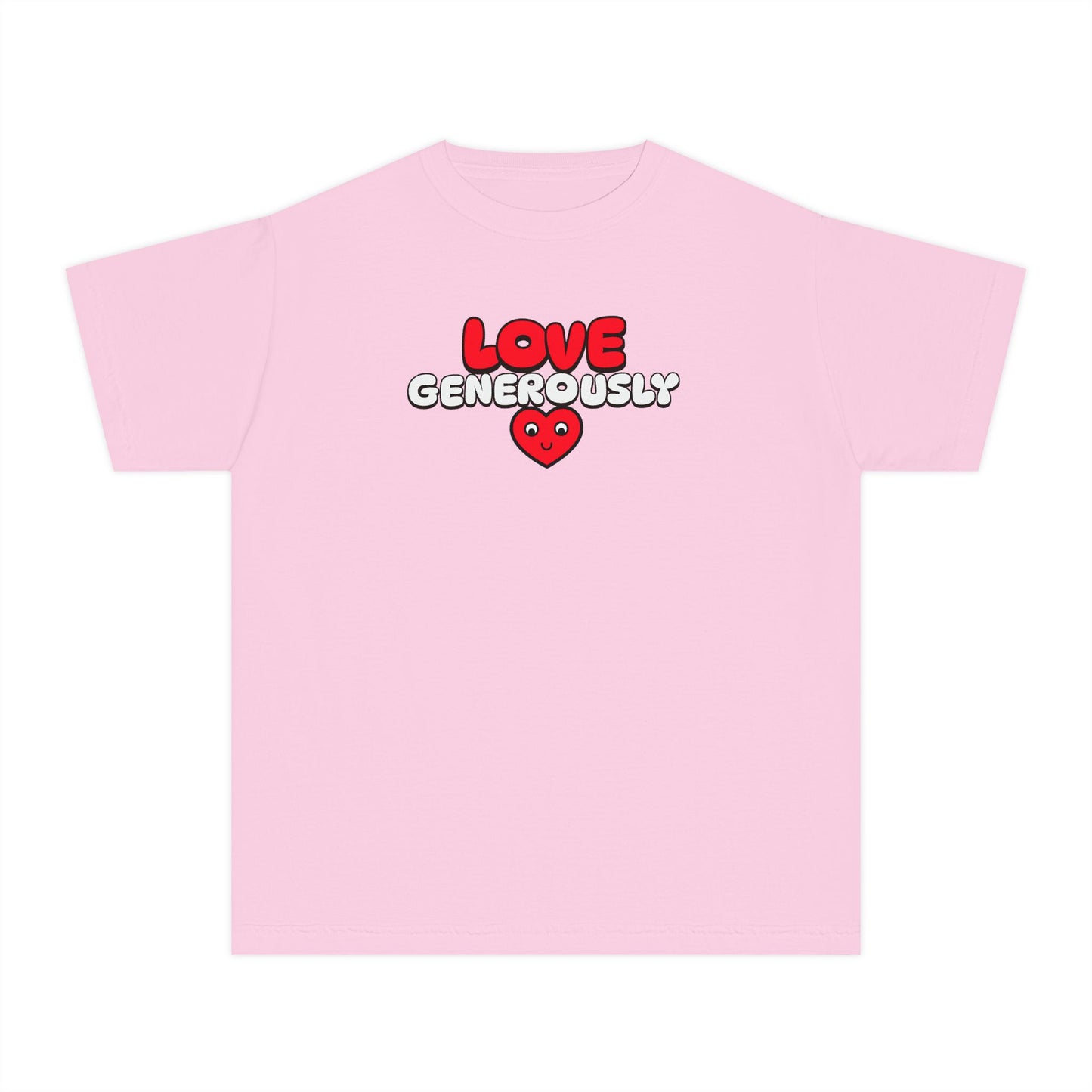Youth Tee — "Love Generously", Faith-Based