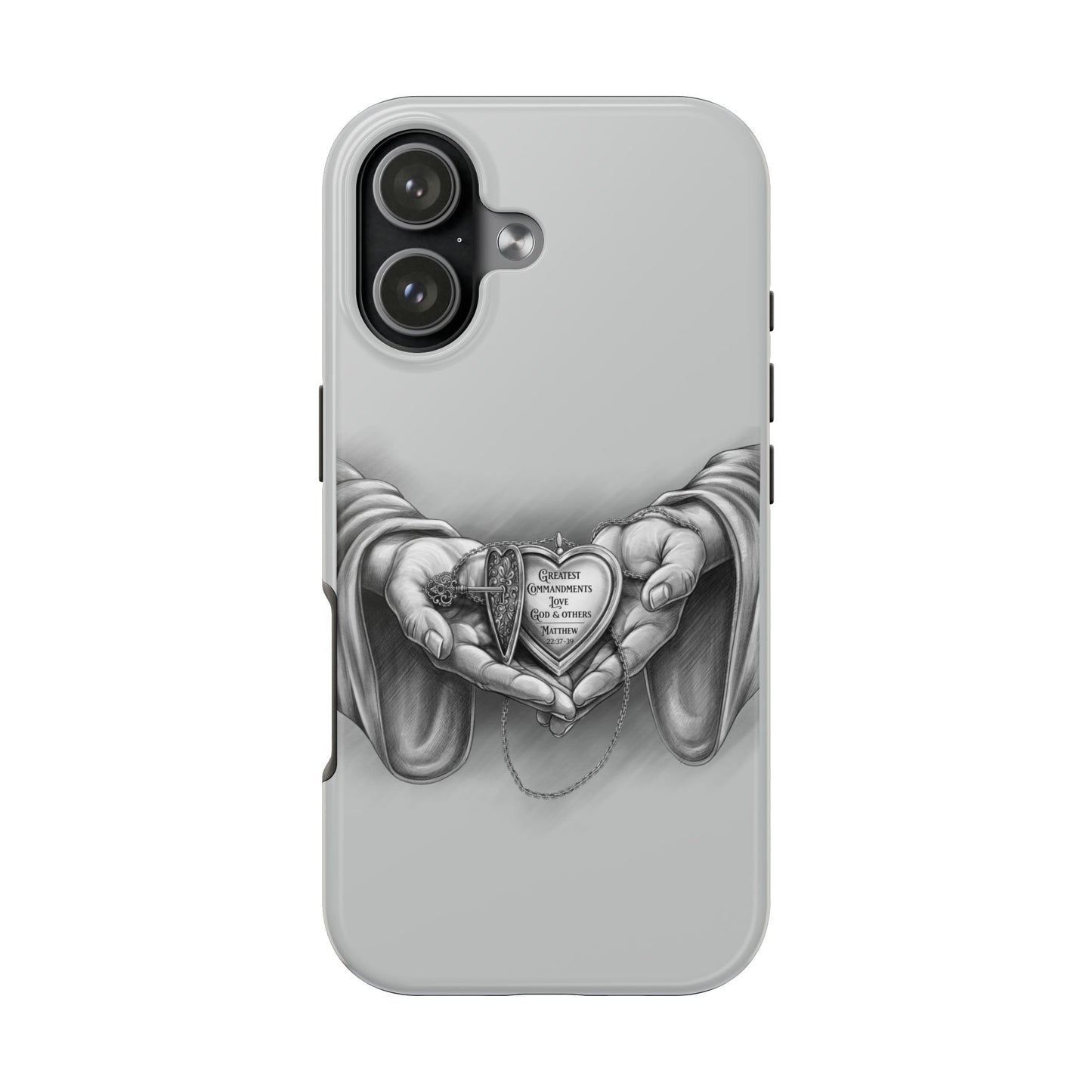 Greatest Commandment: Love God & Others, Phone Case, Christian, Faith-Based