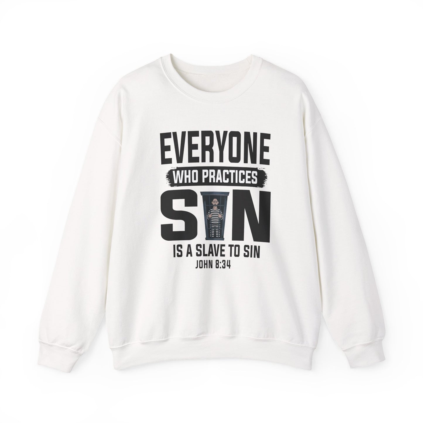 Slave To Sin, Faith-Based, Unisex Heavy Blend Sweatshirt