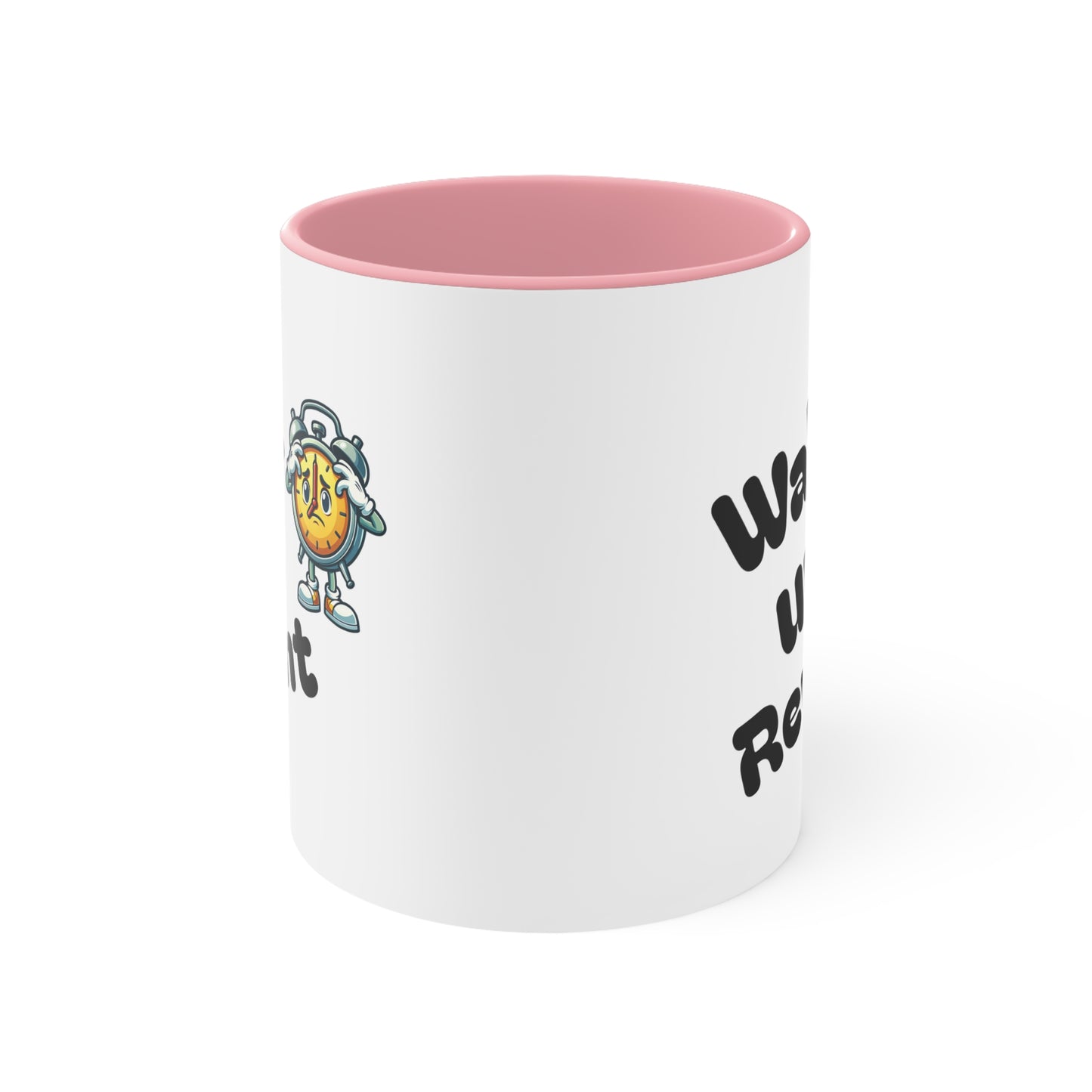 Wake Up & Repent Accent Mug - Motivational Coffee Cup, Faith-Based