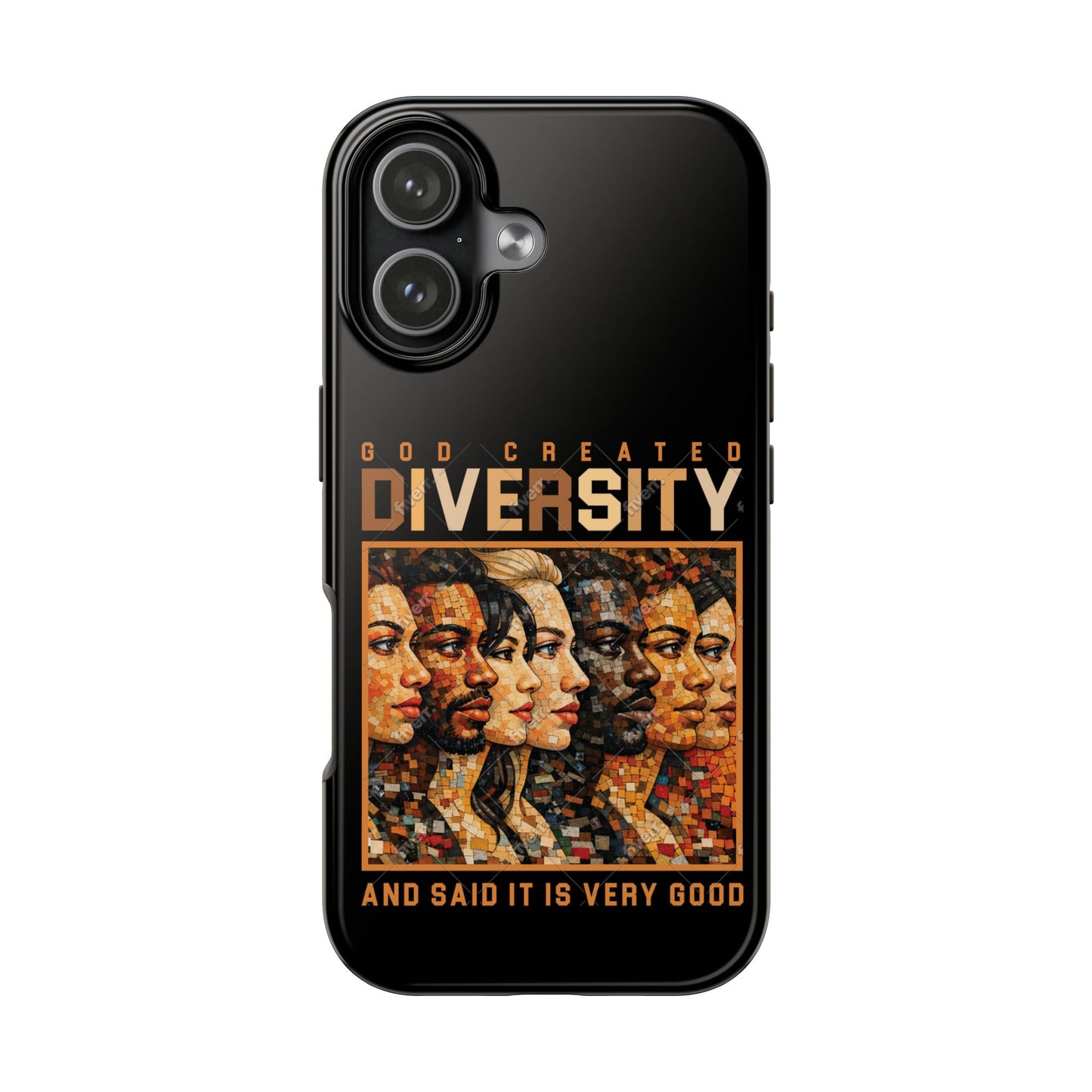 God Created Diversity and Said It Is Very Good, Phone Case, Christian, Faith-Based