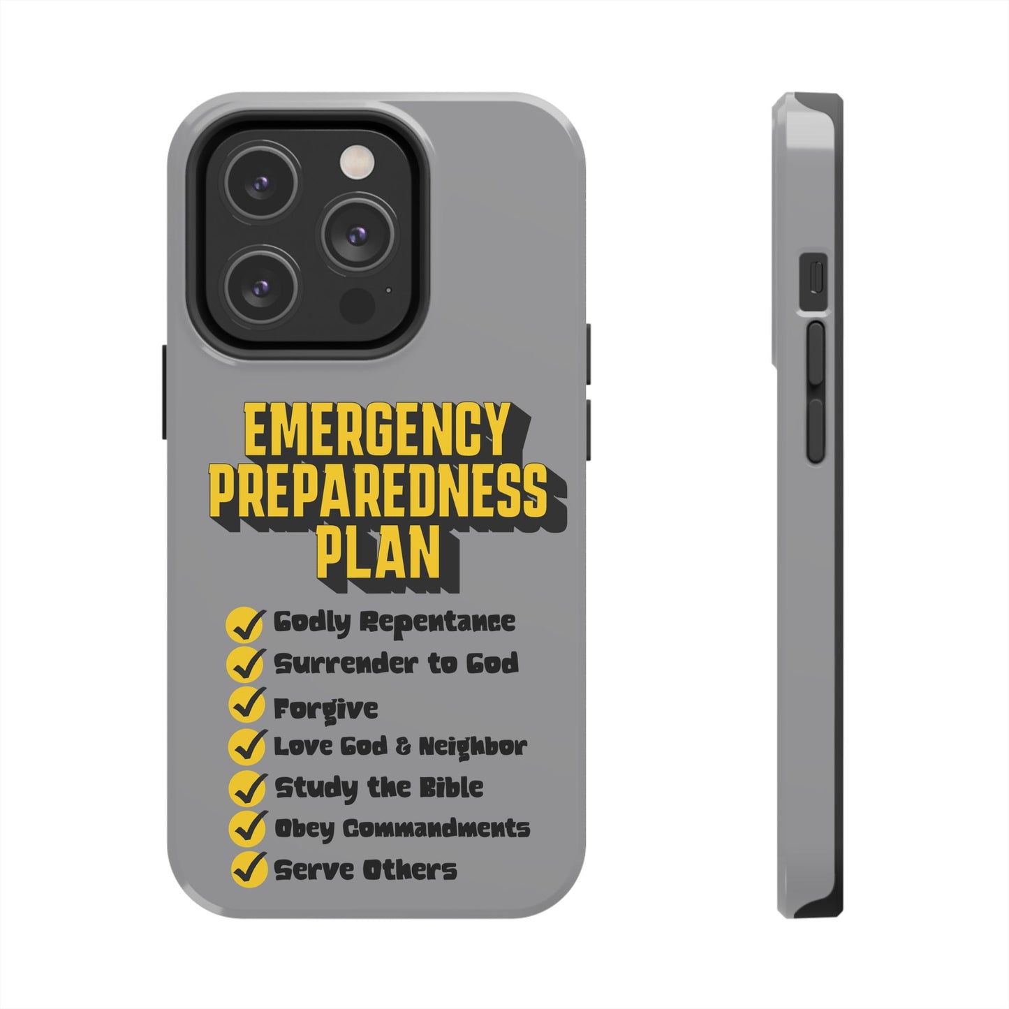 Emergency Preparedness Plan, Phone Case, Christian, Faith-Based