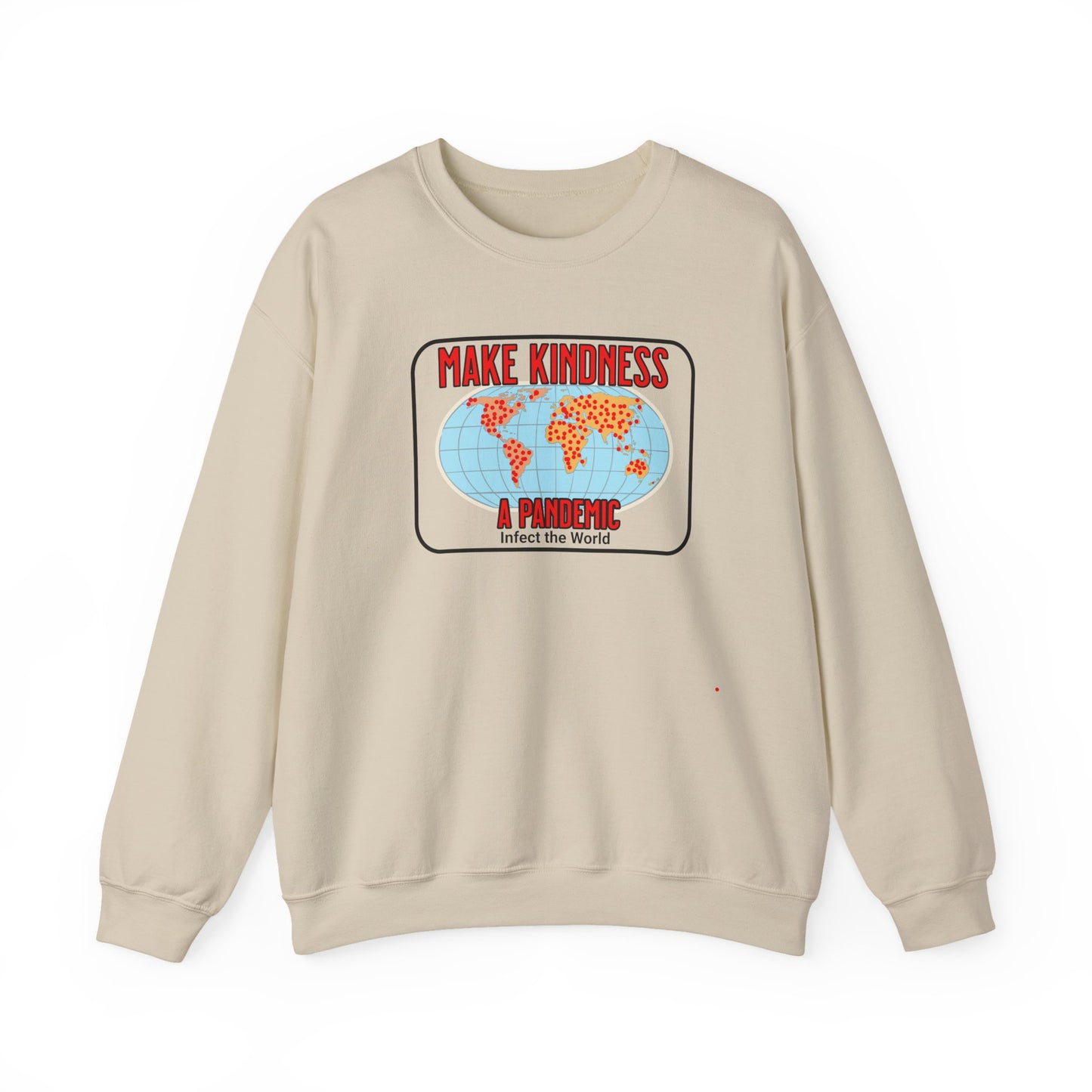 Make Kindness A Pandemic, Faith-Based, Repentance, Unisex Heavy Blend Sweatshirt