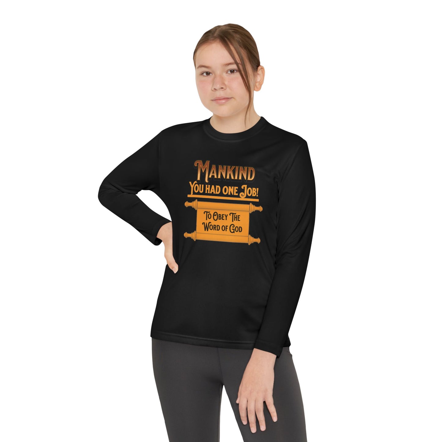 You Had One Job!, Youth Long Sleeve Tee — Christian, Faith-Based