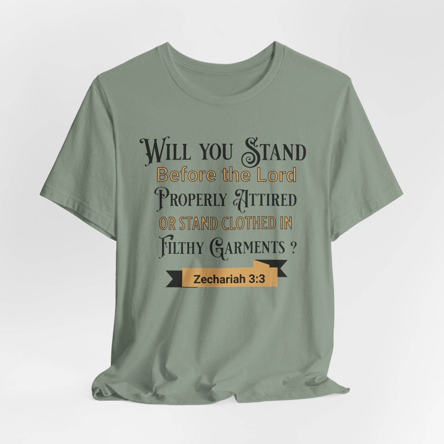 Will You Stand Before the Lord Properly Attired, Christian, Faith-Based, Repentance