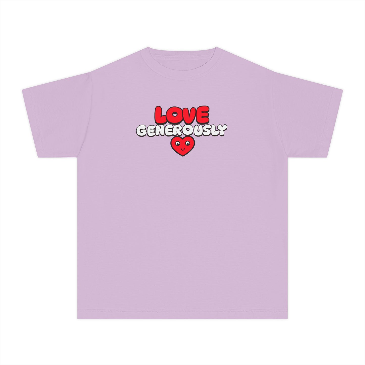 Youth Tee — "Love Generously", Faith-Based