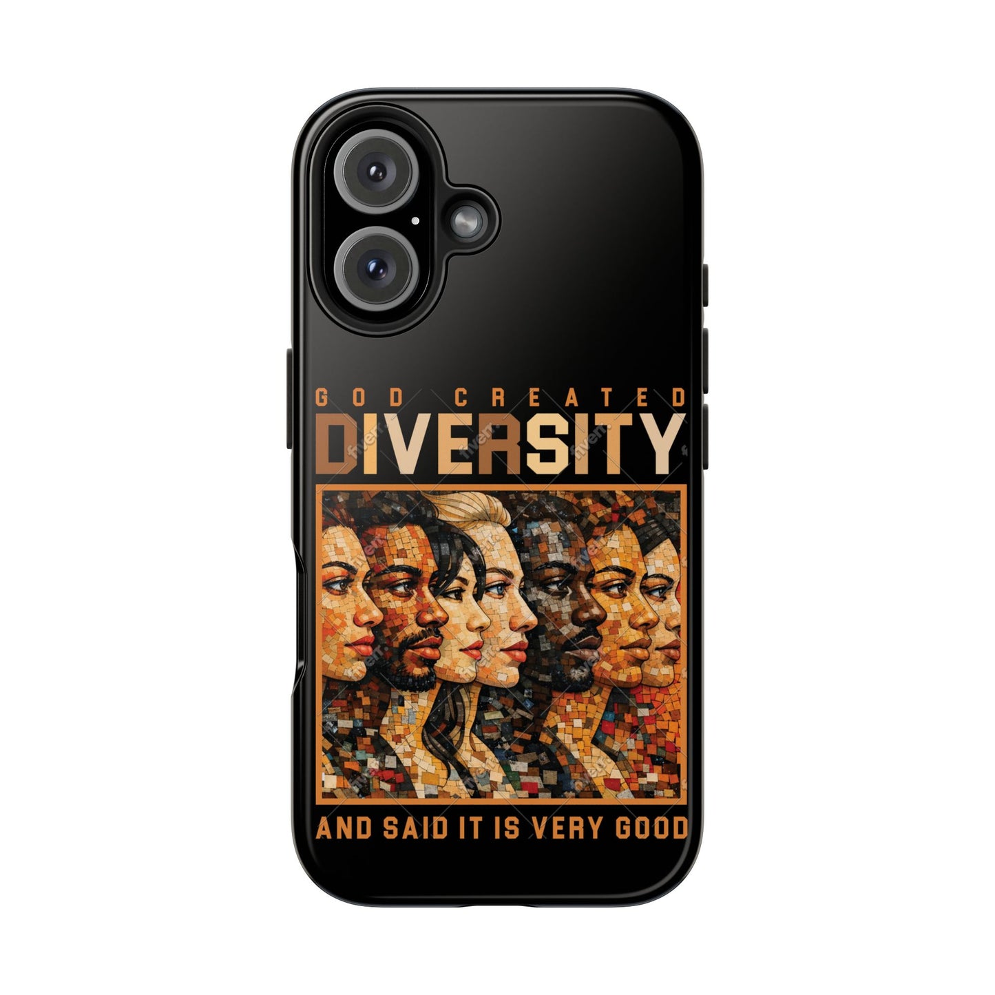 God Created Diversity and Said It Is Very Good, Phone Case, Christian, Faith-Based