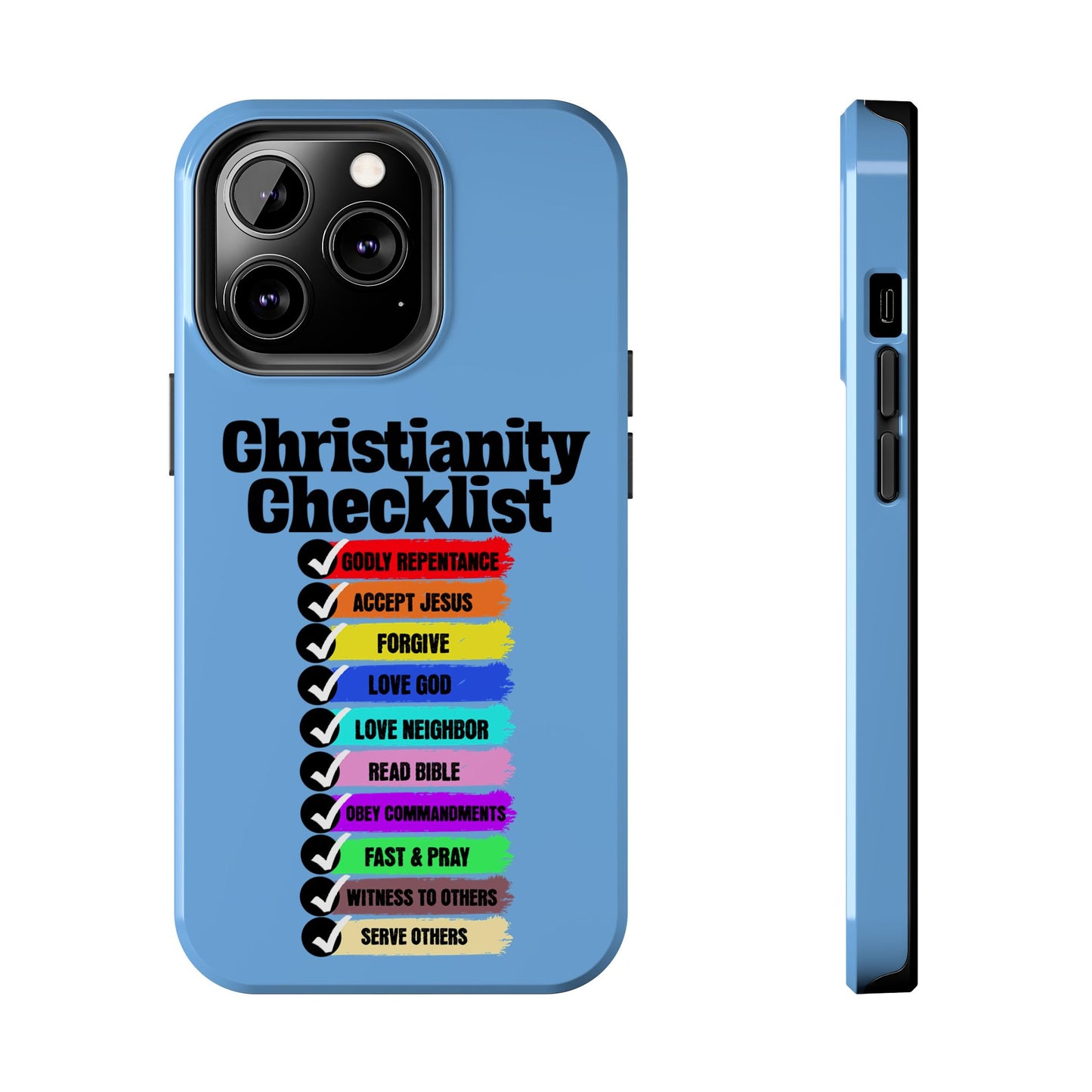 Christianity Checklist, Phone Case, Christian, Faith-Based
