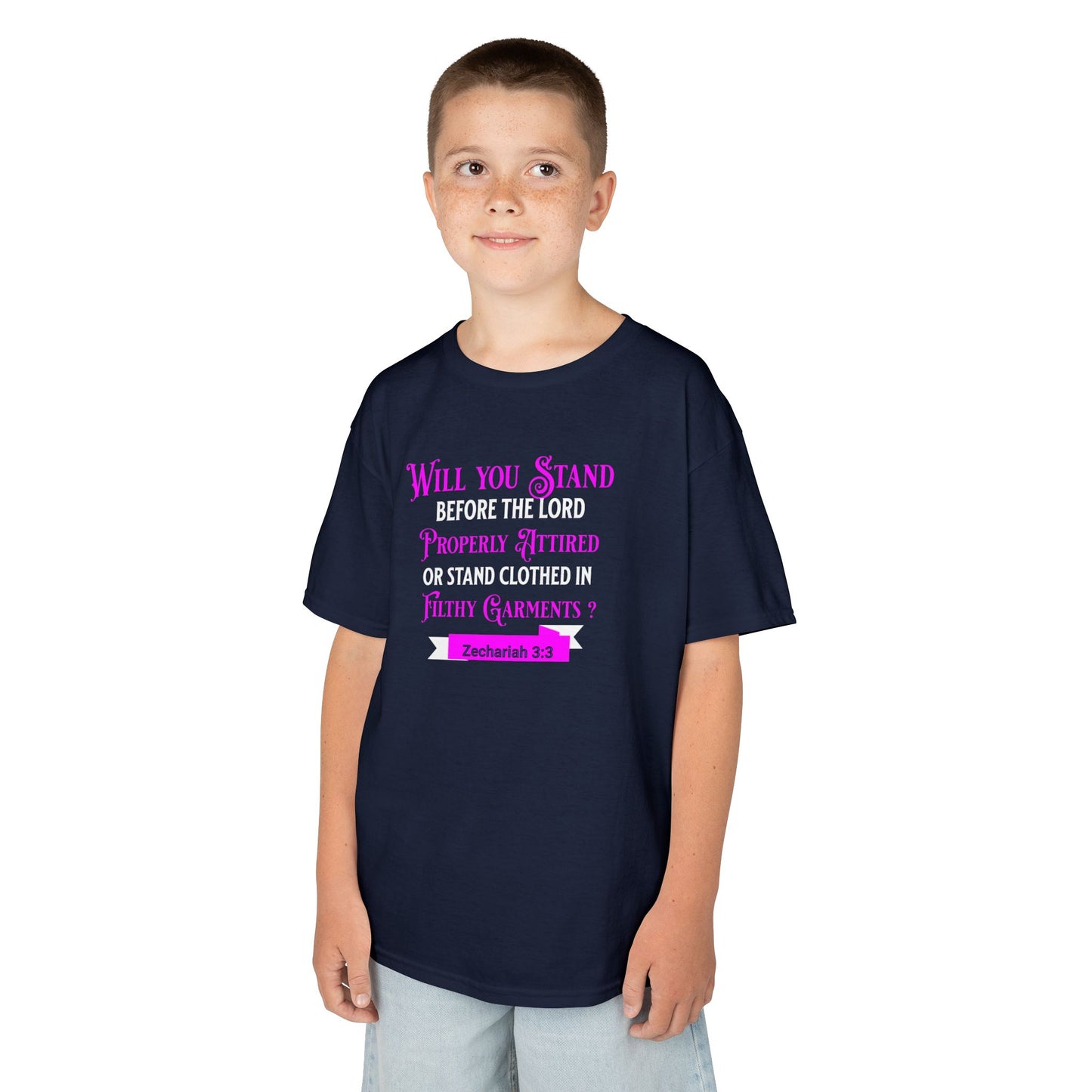 Stand Before the Lord Properly Attired, T-Shirt, Faith, Inspiration, Jesus, Faith-Based
