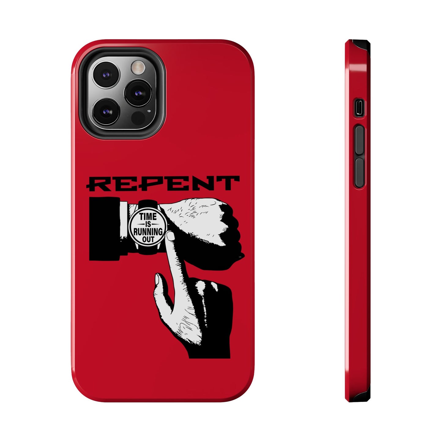 Repent-Time is Running Out, Phone Case, Christian, Faith-Based