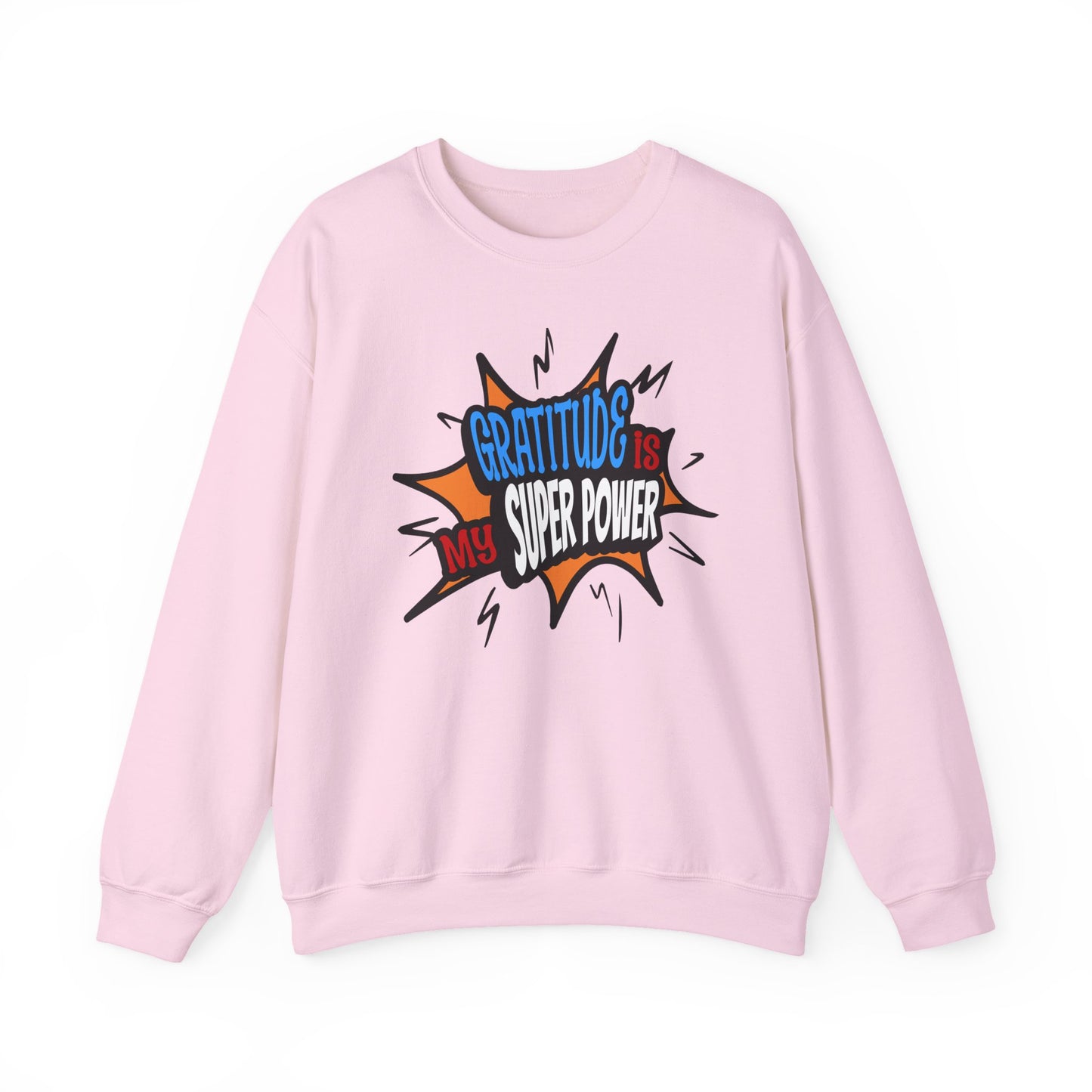 Gratitude is My Superpower, Please God, Faith-Based, Repentance, Unisex Heavy Blend Sweatshirt