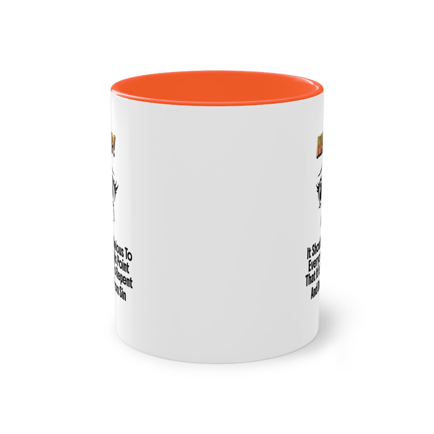 Wake Up, Repent, Christian Faith Mug, Faith-Based