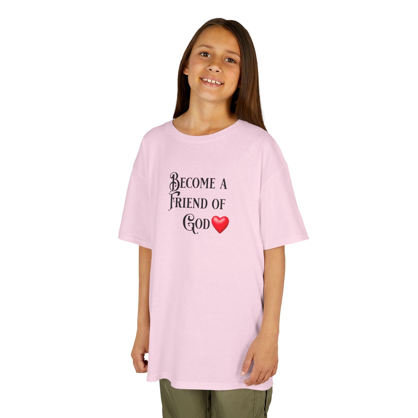Become a Friend of God, Jesus T-Shirt, Faith, Inspiration, Jesus, Faith-Based