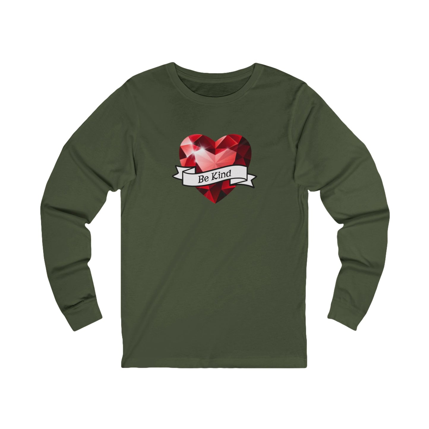 Be Kind, Long Sleeve Tee — Faith-Based Christian Message Shirt