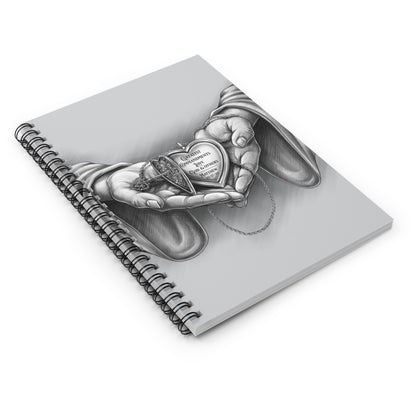 Greatest Commandments: Love God & Others — Spiral Ruled Journal for Positivity & Gifts