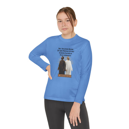 Stand Before the Lord Properly Attired, Youth Long Sleeve Tee — God Created Diversity, Christian, Faith-Based